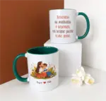 От любов растем - персонализирана чаша с имена