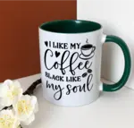 I like my coffee black like my soul
